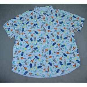 Tommy Bahama Veracruz Cay Chilled & Spilled Camp Shirt Men's Size 2XL ST326021